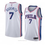 Camiseta Philadelphia 76ers Haywood Highsmith NO 7 Association 2018 Blanco