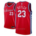 Camiseta Philadelphia 76ers Jimmy Butler NO 23 Statement 2018-19 Rojo