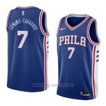 Camiseta Philadelphia 76ers Timothe Luwawu-Cabarrot NO 7 Icon 2018 Azul