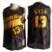 Camiseta Phoenix Suns Steve Nash NO 13 Hardwood Classics Negro