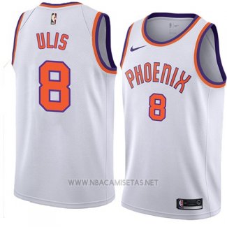 Camiseta Phoenix Suns Tyler Ulis NO 8 Hardwood Classic 2018 Blanco