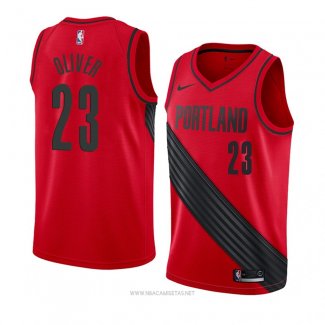 Camiseta Portland Trail Blazers Cameron Oliver NO 23 Statement 2018 Rojo