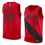 Camiseta Portland Trail Blazers Seth Curry NO 30 Statement 2018 Rojo
