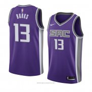 Camiseta Sacramento Kings Alec Burks NO 13 Icon 2018 Violeta