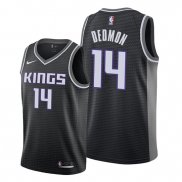 Camiseta Sacramento Kings Dewayne Dedmon NO 14 Statement Negro