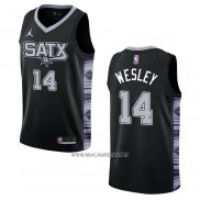 Camiseta San Antonio Spurs Blake Wesley NO 14 Statement 2022-23 Negro