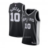 Camiseta San Antonio Spurs DeMar DeRozan NO 10 Icon 2020-21 Negro