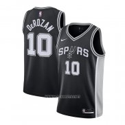 Camiseta San Antonio Spurs DeMar DeRozan NO 10 Icon 2020-21 Negro