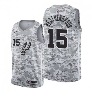 Camiseta San Antonio Spurs Quinndary Weatherspoon NO 15 Earned 2019-20 Camuflaje