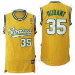 Camiseta Seattle SuperSonics Kevin Durant NO 35 Historic Amarillo2