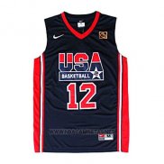 Camiseta USA 1992 John Stockton NO 12 Negro