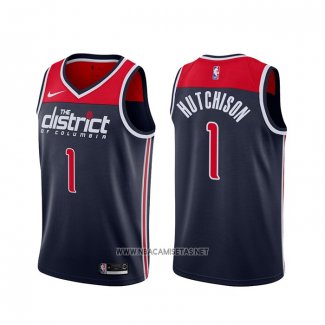 Camiseta Washington Wizards Chandler Hutchison NO 1 Association 2020-21 Azul