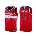 Camiseta Washington Wizards Shabazz Napier NO 5 Icon Rojo