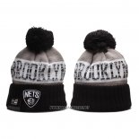 Gorro Beanie Brooklyn Nets Gris Negro