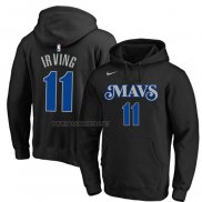 Sudaderas con Capucha Dallas Mavericks Kyrie Irving Ciudad 2023-24 Negro