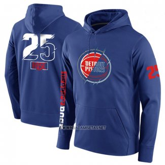 Sudaderas con Capucha Detroit Pistons Derrick Rose Azul