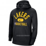 Sudaderas con Capucha Los Angeles Lakers Performance Practice 2021-2022 Negro