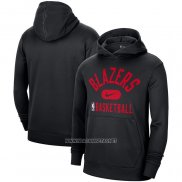 Sudaderas con Capucha Portland Trail Blazers Performance Practice 2021-2022 Negro