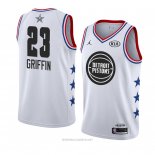 Camiseta All Star 2019 Detroit Pistons Blanco Blake Griffin NO 23 Blanco