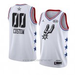 Camiseta All Star 2019 San Antonio Spurs Personalizada Blanco