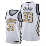 Camiseta Atlanta Hawks Allen Crabbe NO 33 Ciudad Blanco