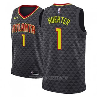 Camiseta Atlanta Hawks Justin Anderson NO 1 Icon 2018 Negro