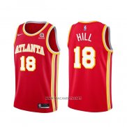 Camiseta Atlanta Hawks Solomon Hill NO 18 Icon 2020-21 Rojo