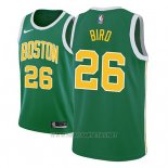 Camiseta Boston Celtics Jabari Bird NO 26 Earned 2018-19 Verde