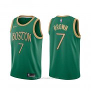 Camiseta Boston Celtics Jaylen Marron NO 7 Ciudad 2019-20 Verde