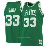 Camiseta Boston Celtics Larry Bird NO 33 Mitchell & Ness 1985-86 Verde