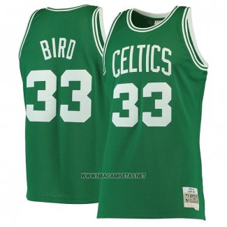 Camiseta Boston Celtics Larry Bird NO 33 Mitchell & Ness 1985-86 Verde