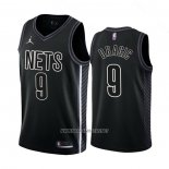 Camiseta Brooklyn Nets Goran Dragic NO 9 Statement 2022-23 Negro