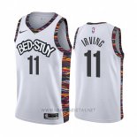 Camiseta Brooklyn Nets Kyrie Irving NO 11 Ciudad 2019-20 Blanco