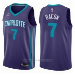 Camiseta Charlotte Hornets Dwayne Bacon NO 7 Statement 2017-18 Violeta