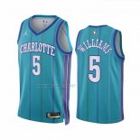 Camiseta Charlotte Hornets Mark Williams NO 5 Classic 2023-24 Verde