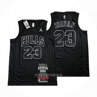 Camiseta Chicago Bulls Michael Jordan NO 23 MVP Negro