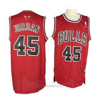 Camiseta Chicago Bulls Michael Jordan NO 45 Retro Rojo3