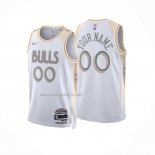 Camiseta Chicago Bulls Personalizada Ciudad 2024-25 Blanco