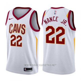 Camiseta Cleveland Cavaliers Larry Nance Jr. NO 22 Association 2017-18 Blanco