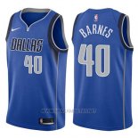 Camiseta Dallas Mavericks Harrison Barnes NO 40 Icon 2017-18 Azul