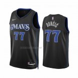 Camiseta Dallas Mavericks Luka Doncic NO 77 Ciudad 2023-24 Azul