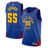 Camiseta Denver Nuggets Dikembe Mutombo NO 55 Statement 2022-23 Azul