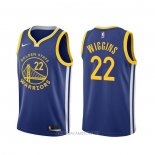 Camiseta Golden State Warriors Andrew Wiggins NO 22 Icon Azul