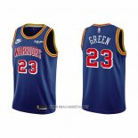 Camiseta Golden State Warriors Draymond Green NO 23 75th Anniversary Azul