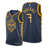 Camiseta Golden State Warriors Eric Paschall NO 7 Ciudad 2019-20 Azul