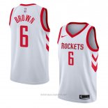 Camiseta Houston Rockets Bobby Marron NO 6 Association 2018 Blanco