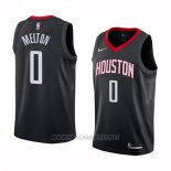 Camiseta Houston Rockets De'anthony Melton NO 0 Statement 2017-18 Negro