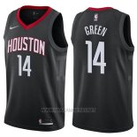 Camiseta Houston Rockets Gerald Green NO 14 Statement 2017-18 Negro