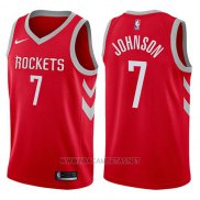 Camiseta Houston Rockets Joe Johnson NO 7 2017-18 Rojo