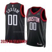 Camiseta Houston Rockets Personalizada Statement 2023-24 Negro